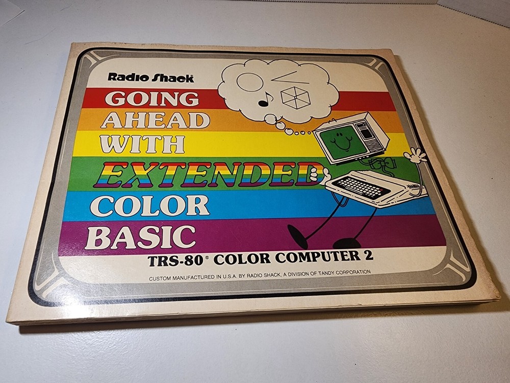 Going Ahead with Extended Color BASIC TRS-80 Color Computer Book Radio Shack