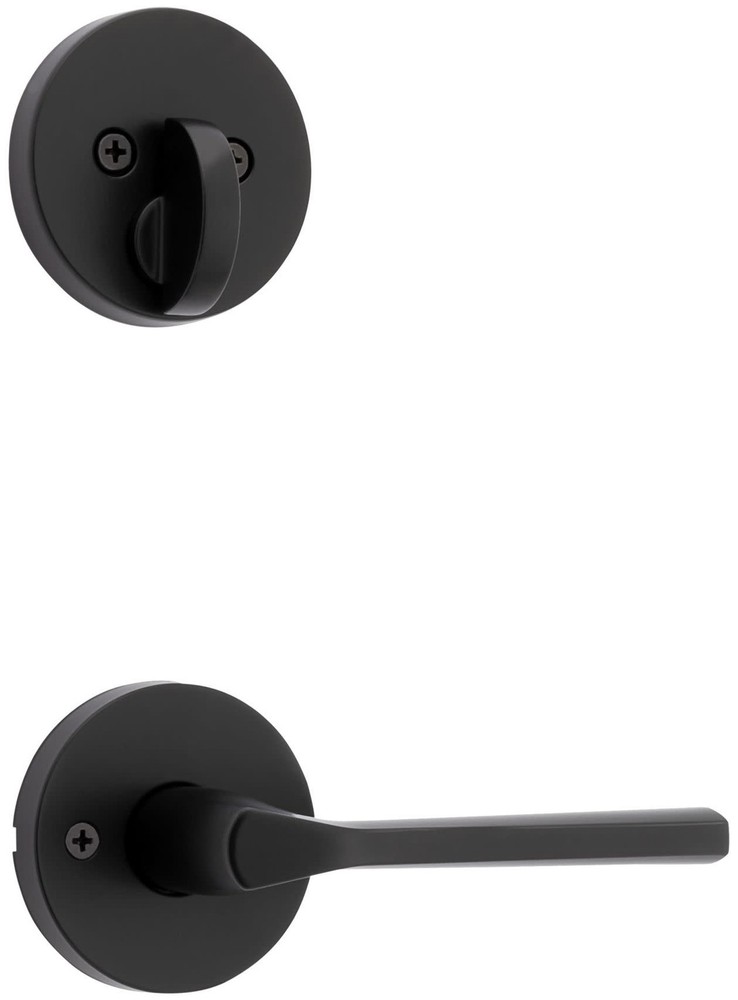 Kwikset 971LSLRDTV1 Lisbon Lever Single Cylinder Interior Pack - Black