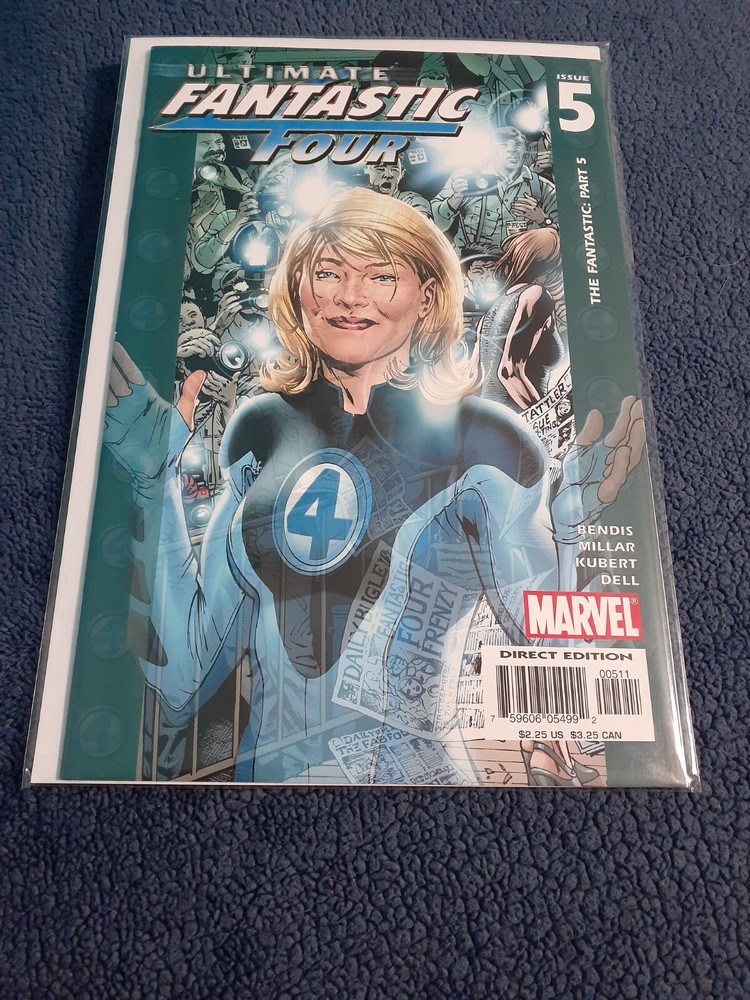 Ultimate Fantastic Four #5 Marvel Comics Mark Millar Brian Michael Bendis 2004