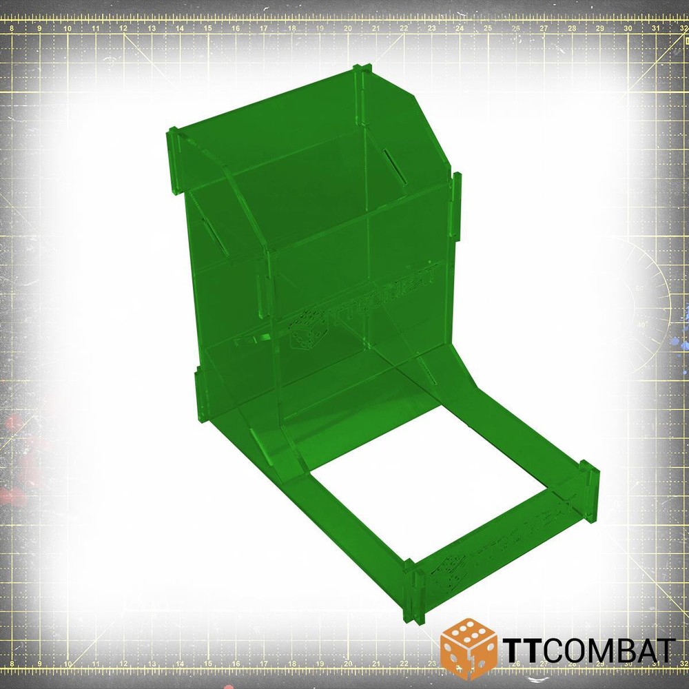 Deluxe Dice Tower - Dark Green Translucent