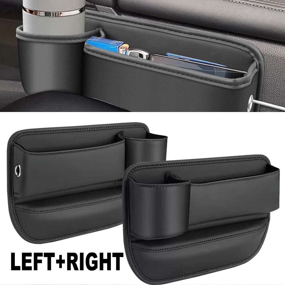 Car Seat Gap Filler Storage Box Phone Holder Organizer Bag Interior Accessories