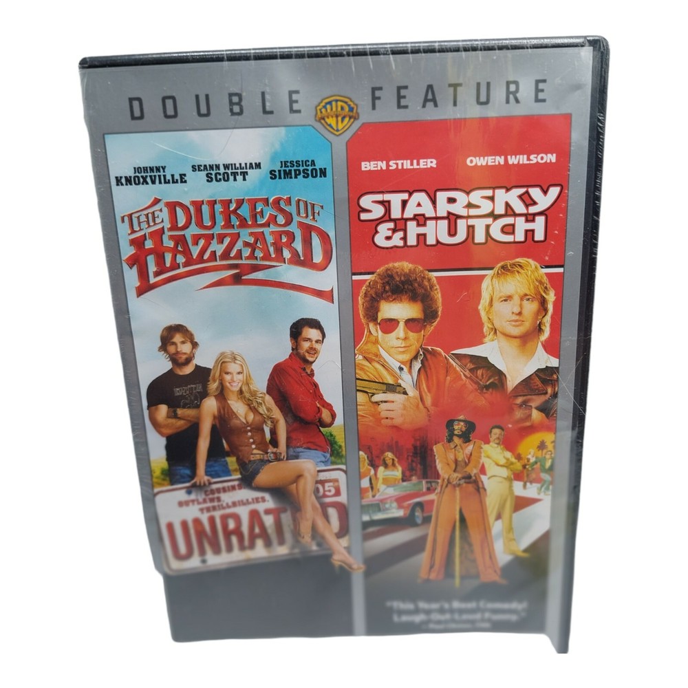 Dukes of Hazzard and Starsky Hutch DVD 2004 with Johnny Knoxville Ben Stiller