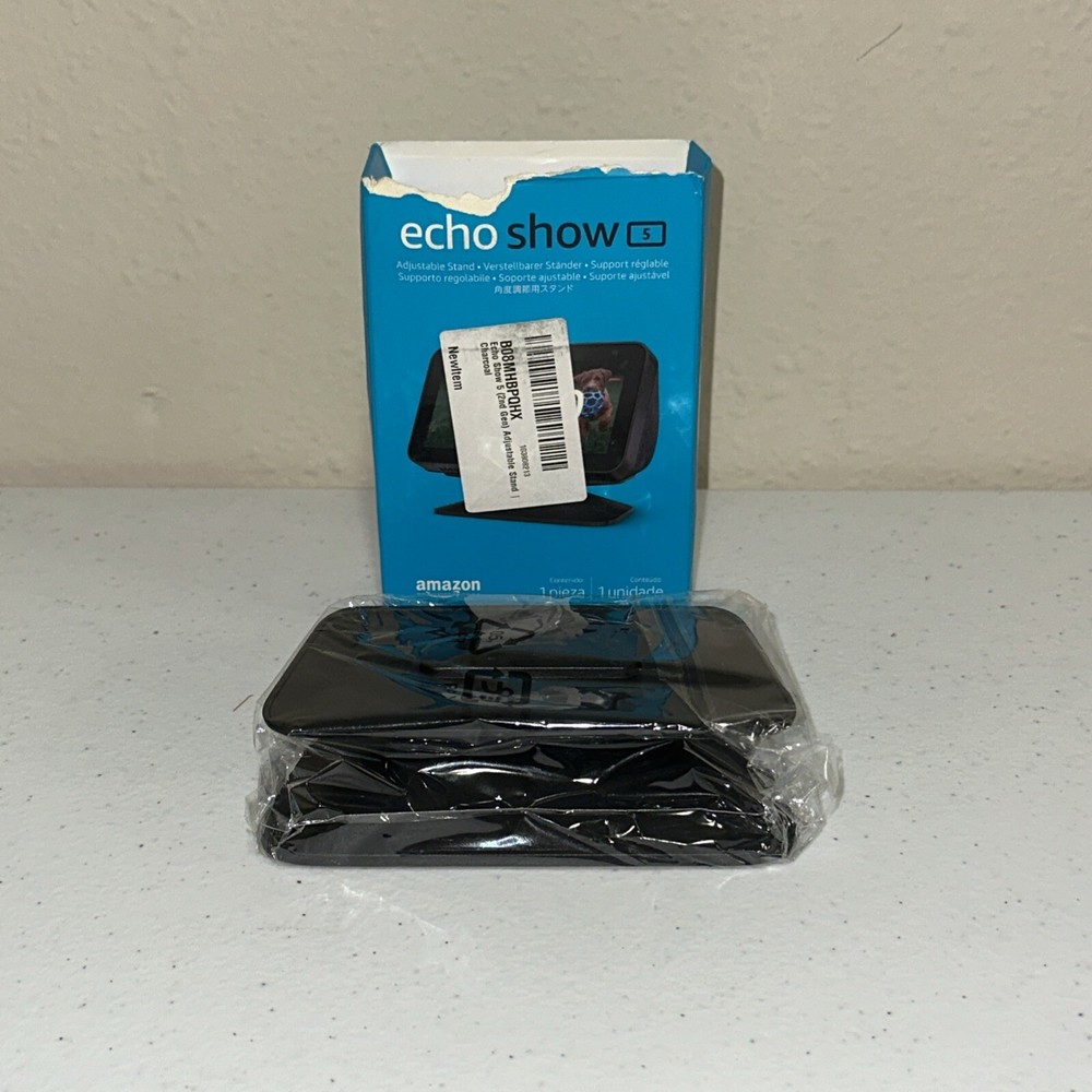 Amazon Echo Show 5 - 2nd Generation Stand Only! Charcoal Black New W Box