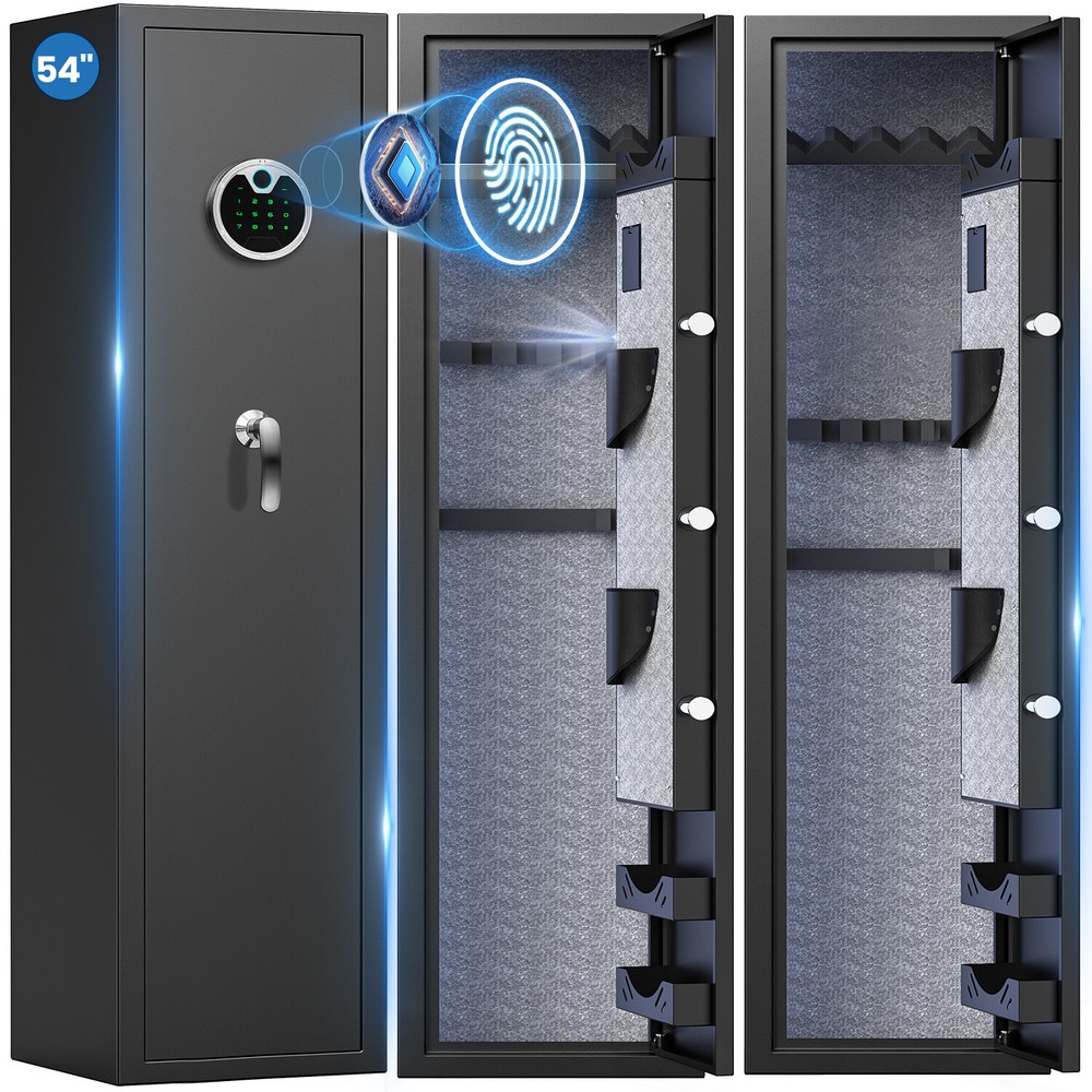 Biometric Fingerprint Rifle Safe for Quick and Secure Access-image