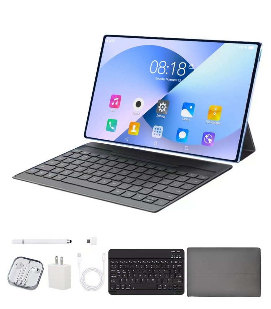 mobile phone Tablet 10 inch 8G+256GB Android 12 Wifi 4G Dual SIM gift Keyboard