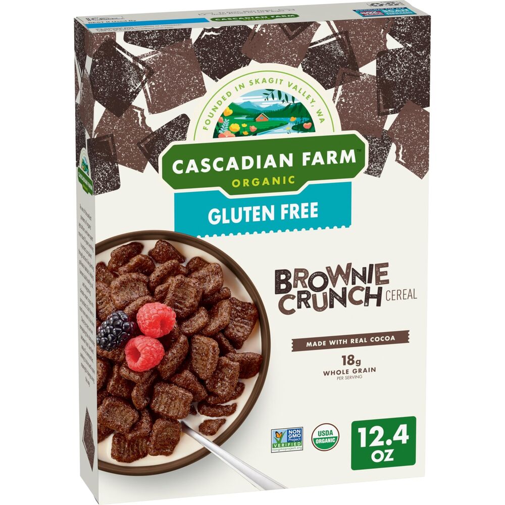 Cascadian Farm Organic Gluten Free Brownie Crunch Cereal 12.4 oz.