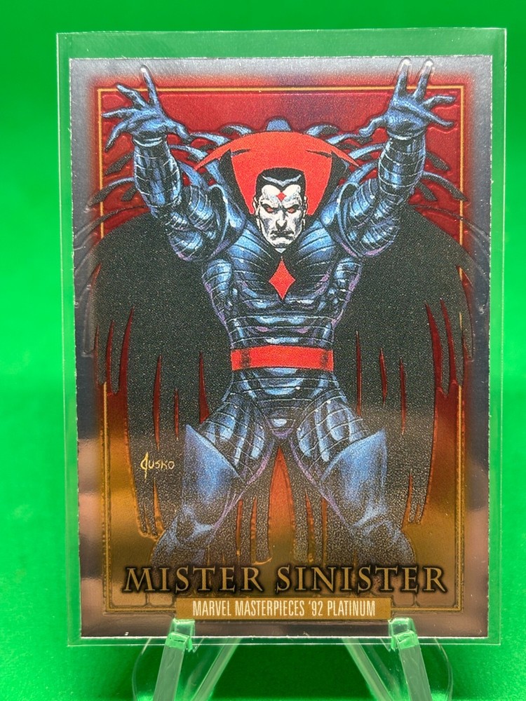 2024 Skybox Marvel Masterpieces 92 Platinum #58 Mister Sinister Base Card