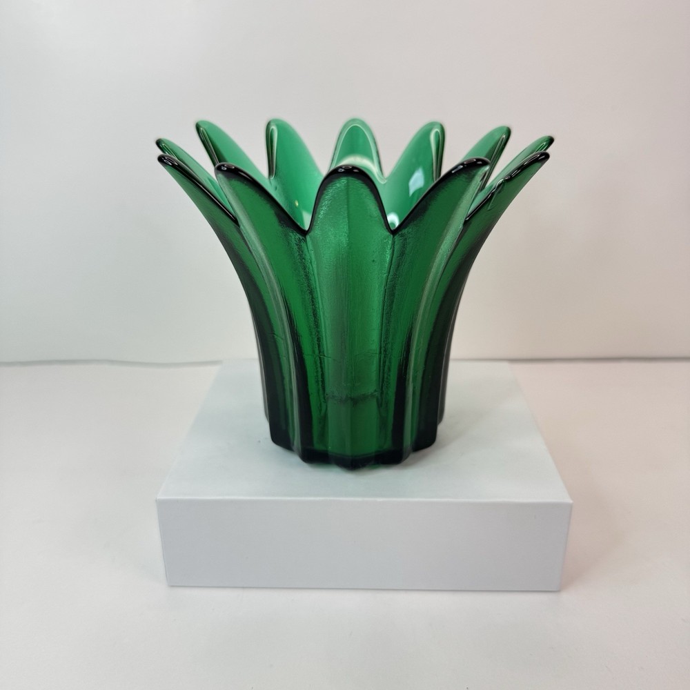 Emerald Green 4.5 Inch Votive Candle Holder Handmade in Portugal