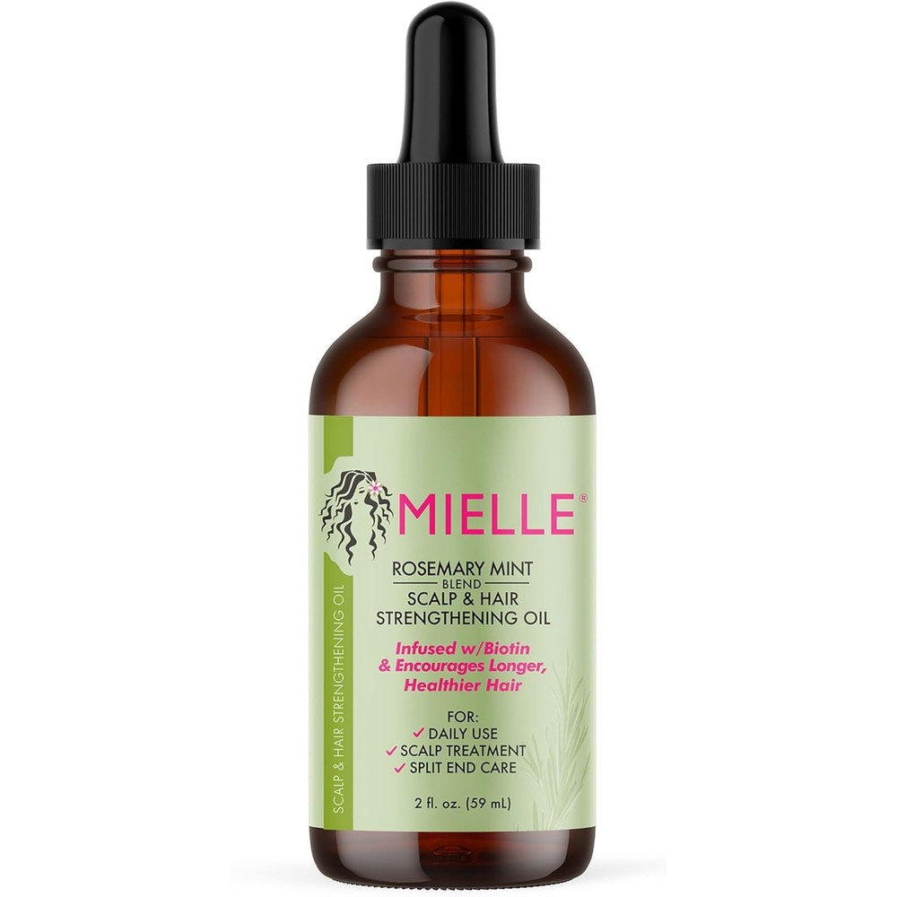 Mielle Organics Rosemary Mint Hair Oil for Stronger Scalp & All Hair Types