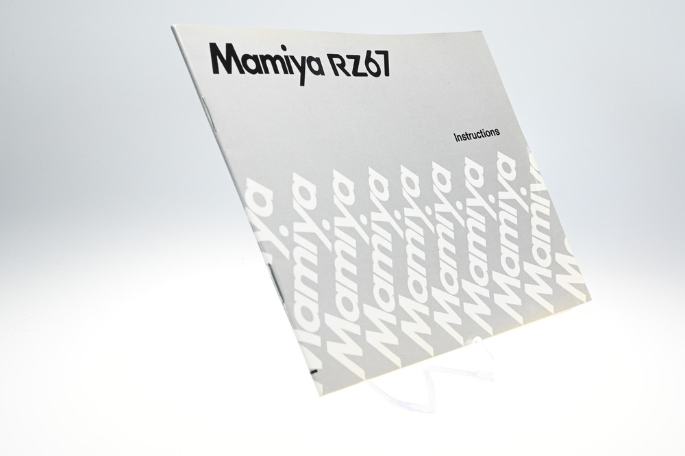 Mamiya RZ67 Instructions Manual Guide #G369