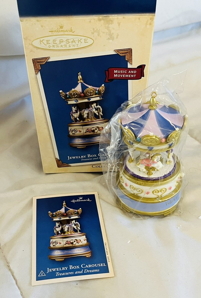 HALLMARK Jewelry Box Carousel Music and Movement Ornament