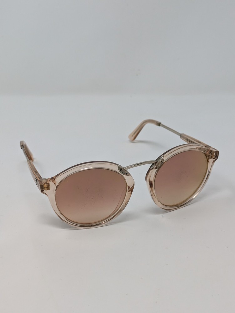 Pink Rose Quartz Transparent Electric Visual Mixtape Sunglasses-image