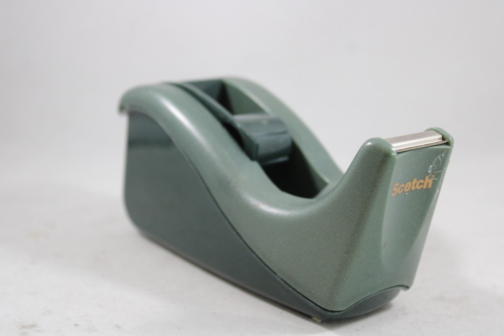 Vintage - Mid Century 3M C60 Emerald Two-Tone Green Scotch Tape Dispenser