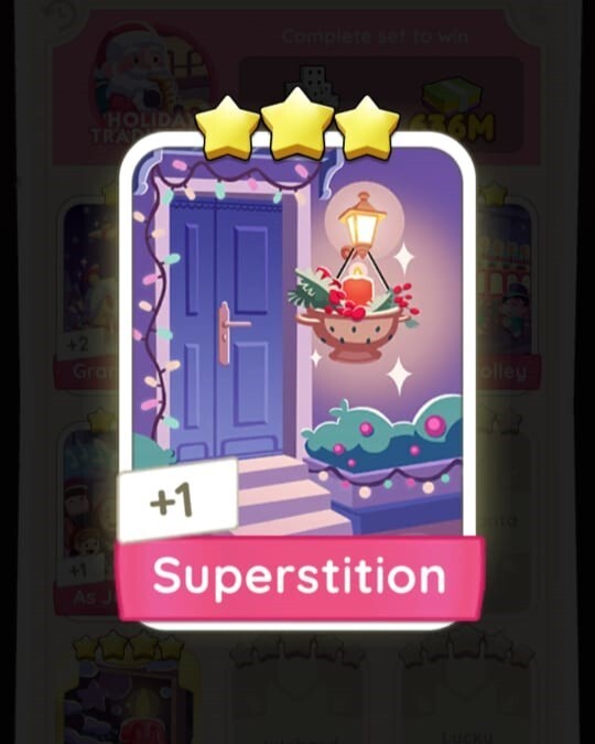 Superstition MONOPOLY 3 Stars ⭐️⭐️⭐️ Sticker | FAST DELIVERY