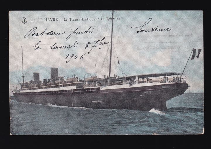 [85000] 1906 POSTCARD Compagnie Générale Transatlantique S. S. 