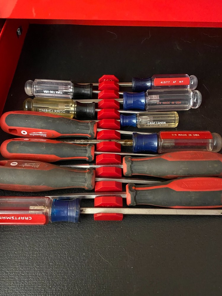 QRT Screwdriver Holder Organizer Rail W. Integrated Magnets