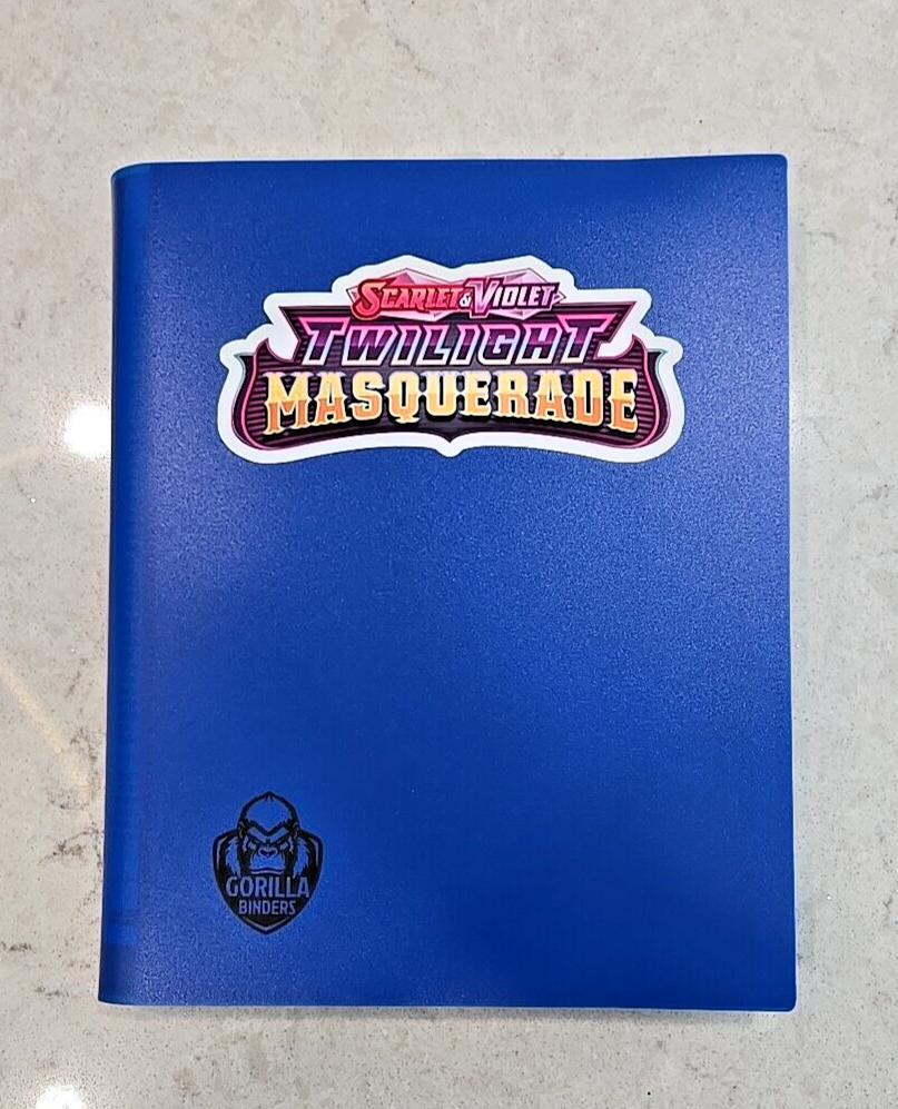 POKÉMON Twilight Masquerade Complete Base Set Binder w/ Reverse Holo - 323 Cards