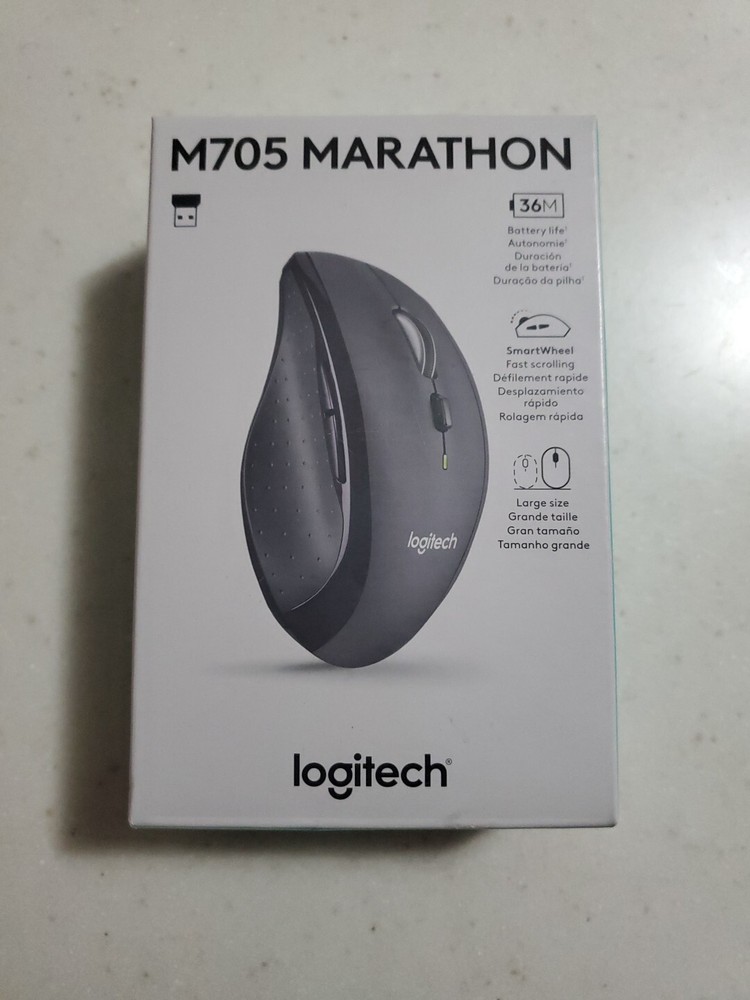 NEW LOGITECH M705 MARATHON WIRELESS MOUSE 910-001935 FAST FREE SHIPPING