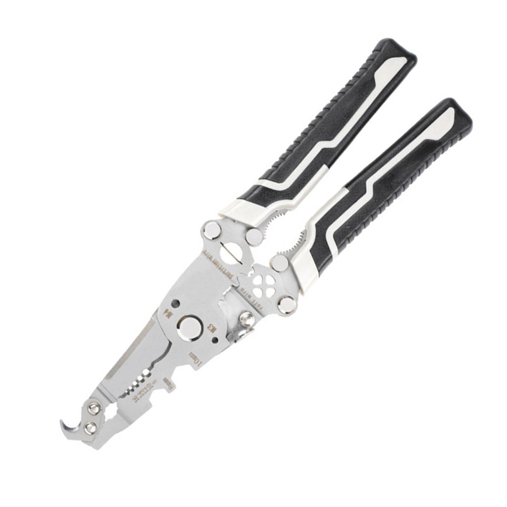 18-in-1 Foldable Multitool with Crimper Cutter Stripper Pliers