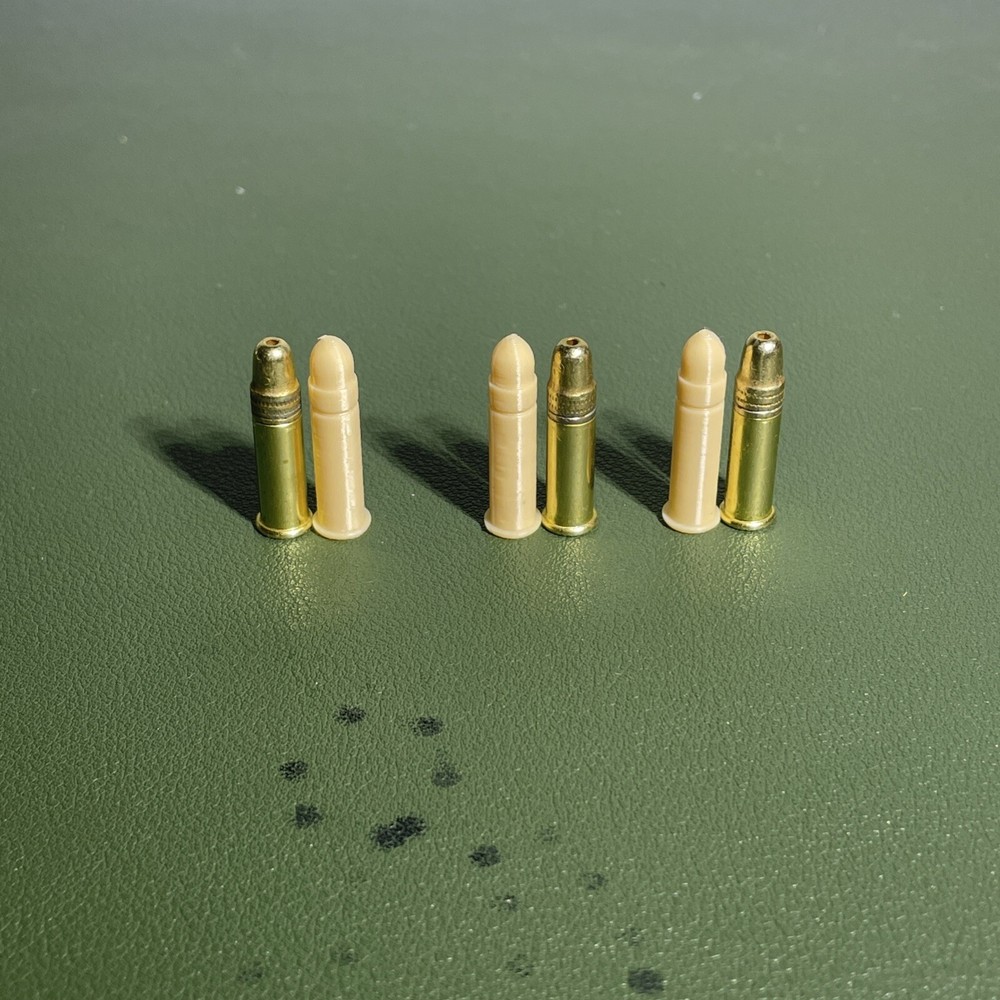 22 LR Dummy Rounds, 5x Per QTY.  Snap Caps Dry Fire