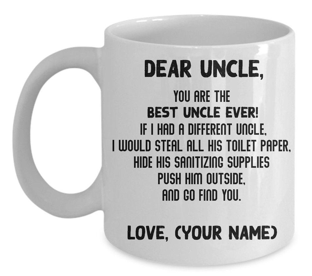 Uncle Mug Self Isolation Uncle Gift Social Distancing Custom Coffee Mug
