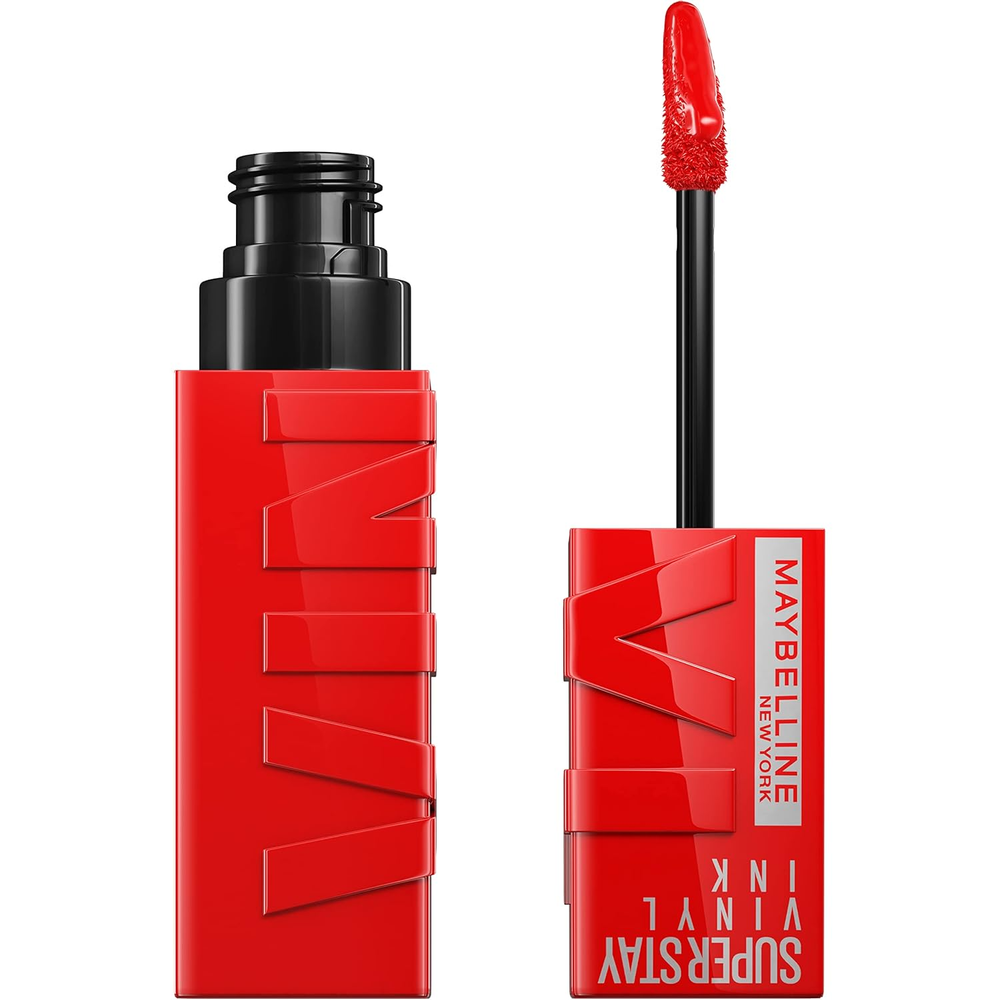 Maybelline Super Stay Vinyl Ink Liquid Lipstick in Red-Hot Fire Engine 0.14 oz