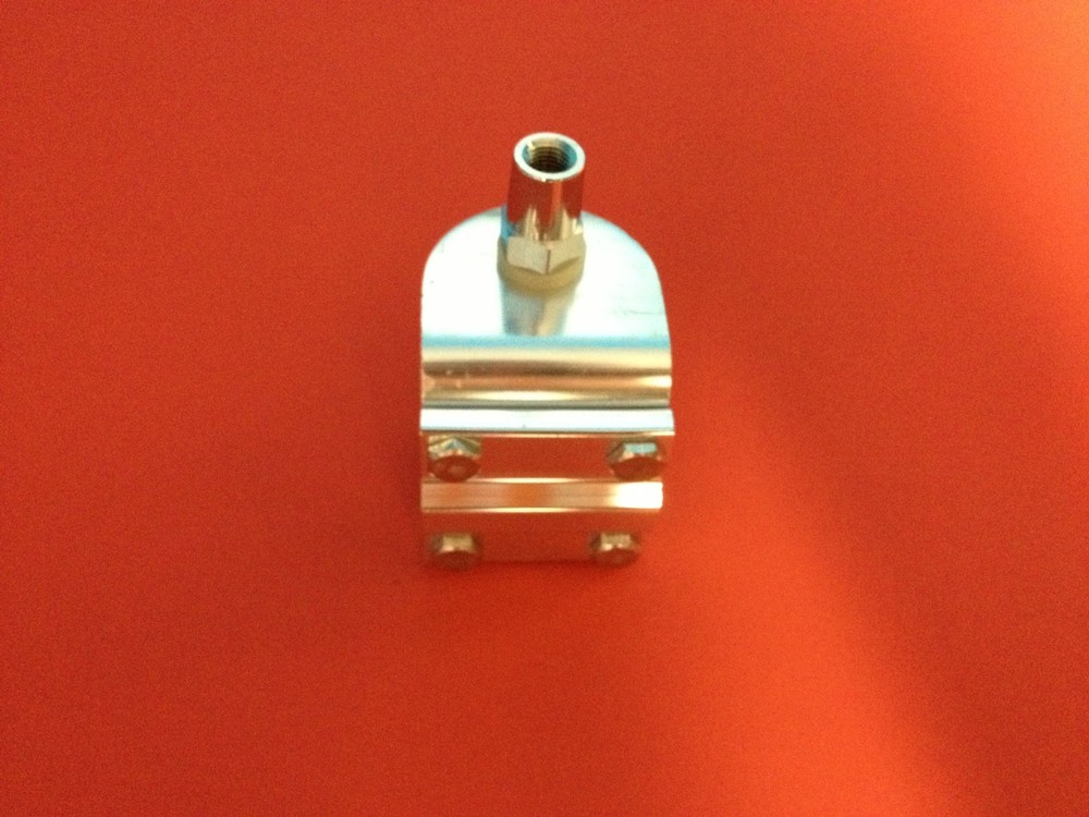 3 WAY ALUMINUM MIRROR MT W/ 3/8-24 THREAD MOUNTING FOR CB, HAM RADIO 2 PACK