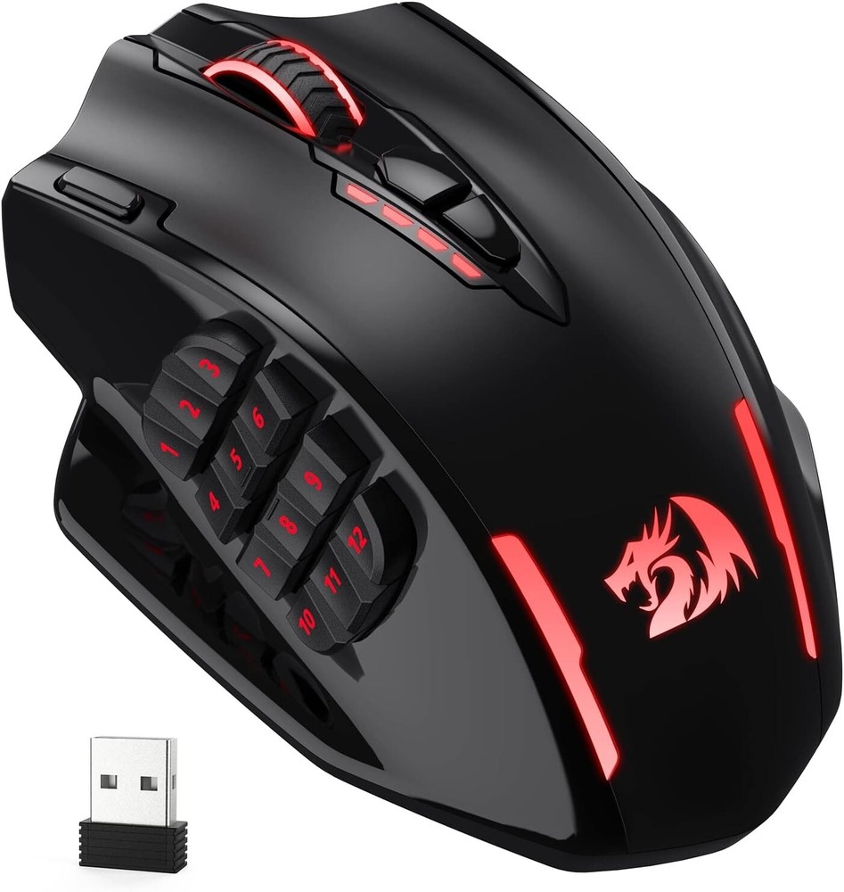 M913 Impact Elite Wireless Gaming Mouse with 16000 DPI RGB Lighting