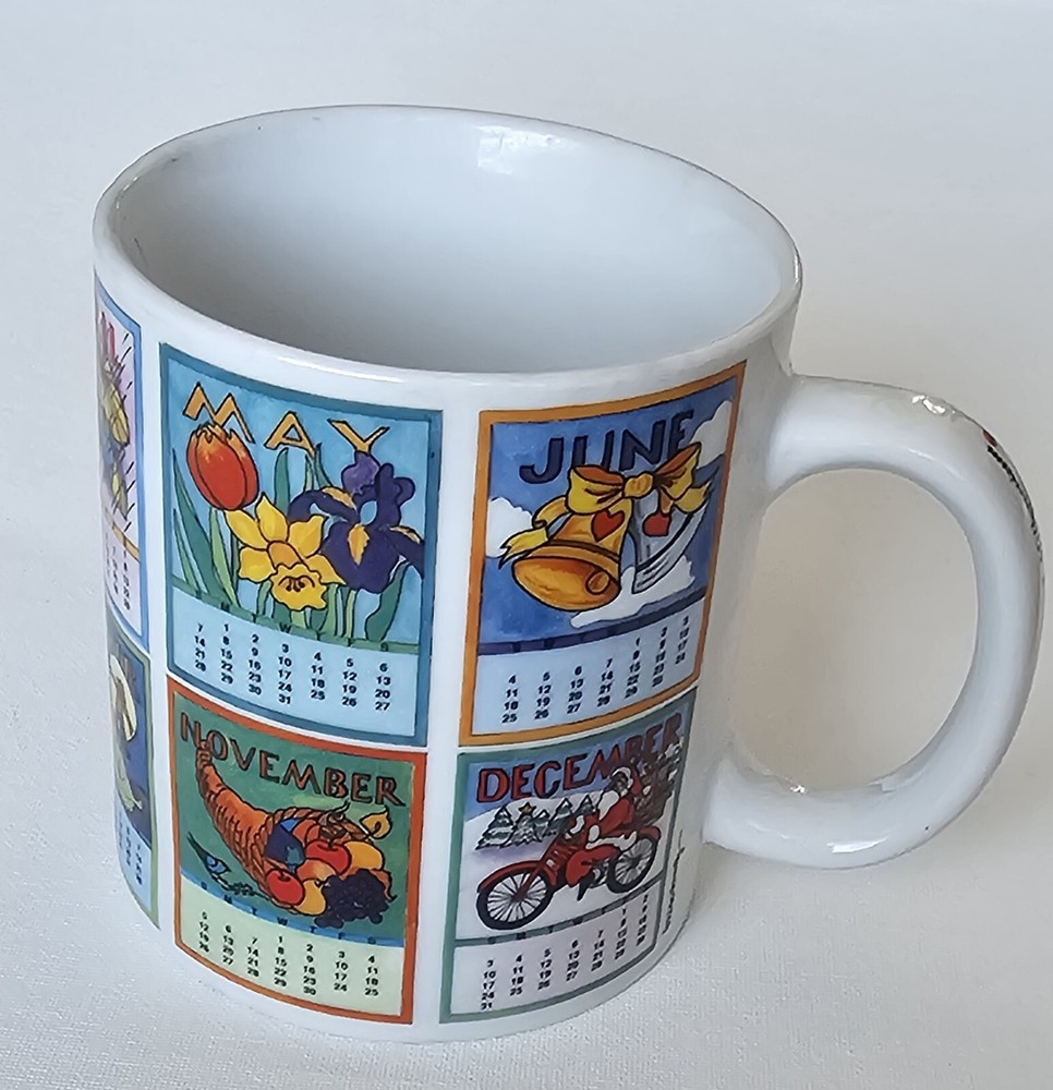 Vintage Large Calendar 21st Century Collectible Mug Westwood International/66