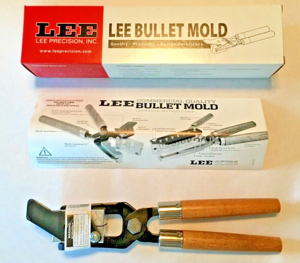 LEE 90456 .535 DIAMETER 2-CAVITY ROUND BALL MOLD 230 GRAINS