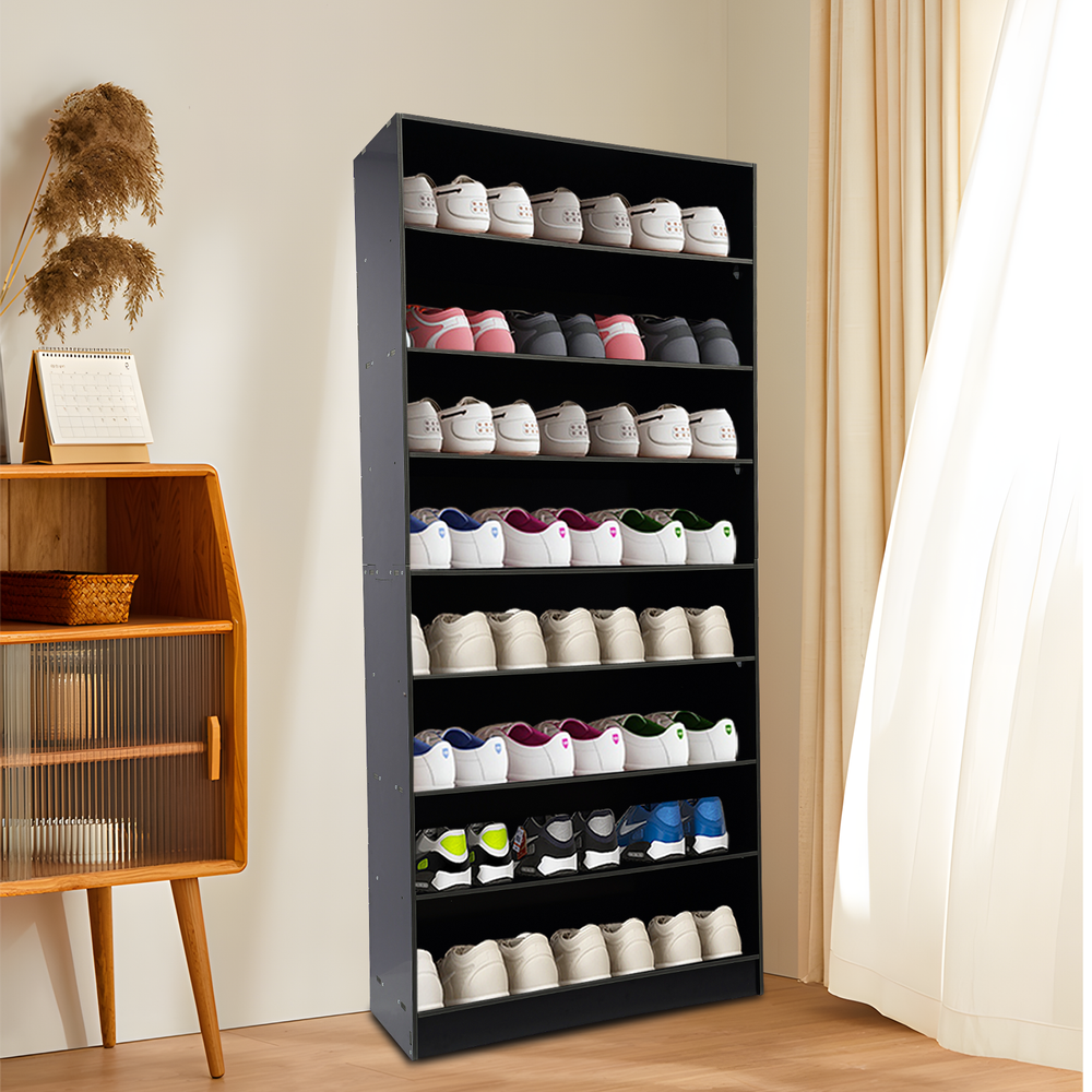 8 Tiers Shoe Cabinet Freestanding Shoe Storage Cabinet Shoe Cabinet for Entryway