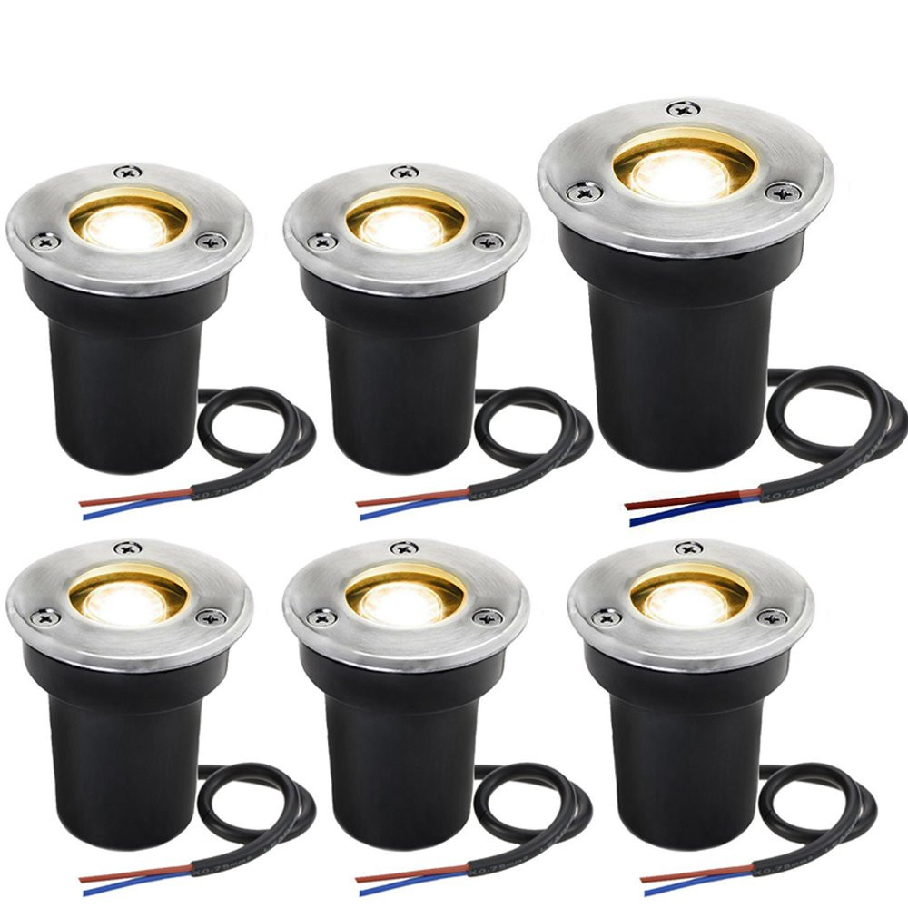 1W 12V-24V Low Voltage In-Ground Outdoor Landscape Well Lights