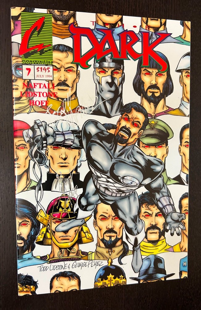 The DARK #7 (Continuum Comics 1994) -- Double SIGNED Independent -- George Perez