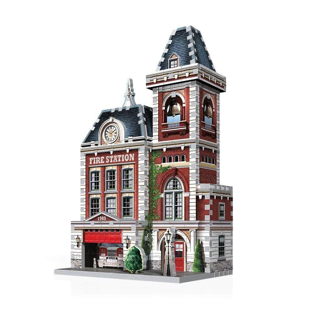 WREBBIT 3D Urbania Collection Fire Station 3D Jigsaw Puzzle (285 pieces) (W3D...