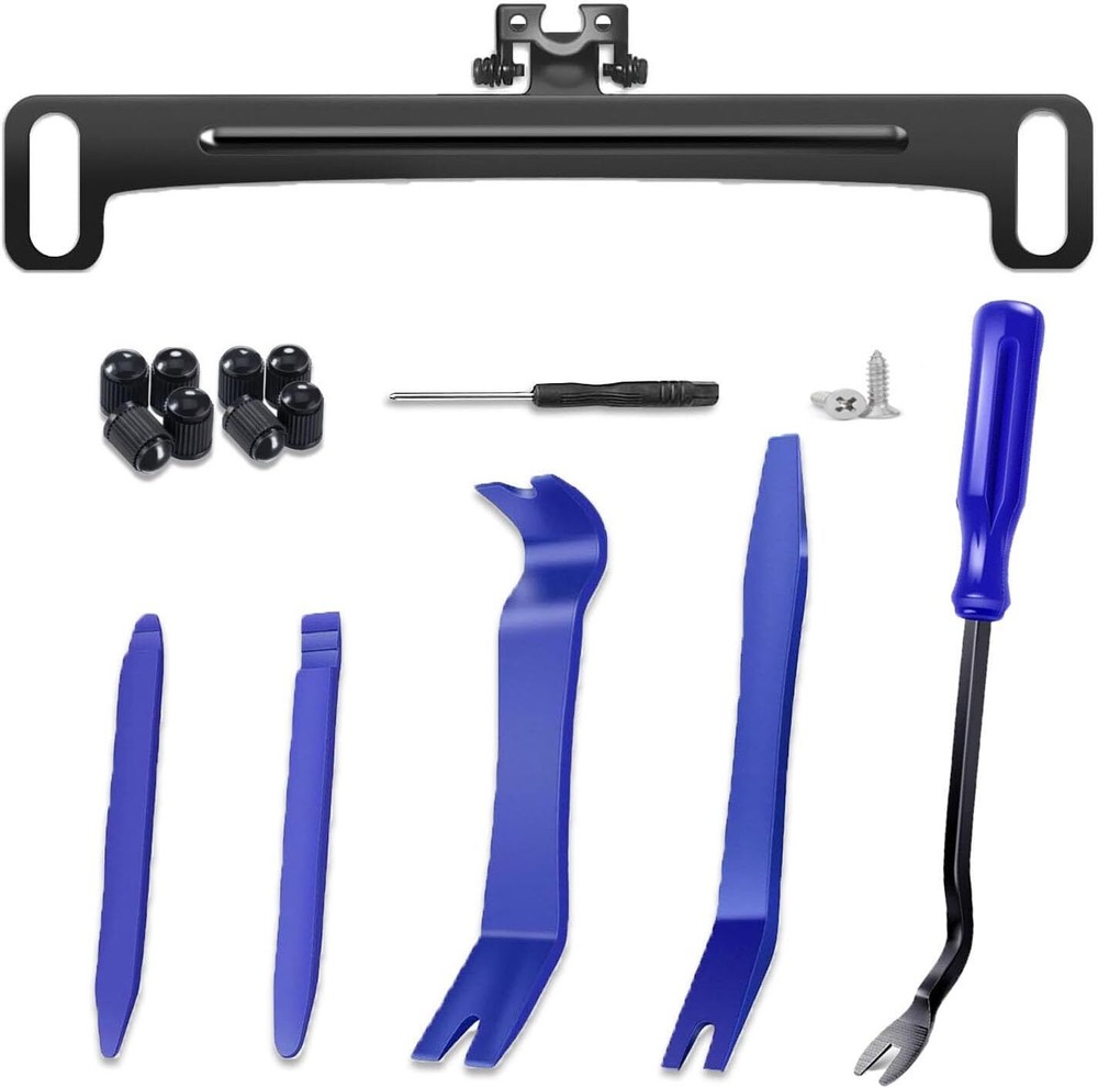 Universal Car Rear View Camera License Plate Bracket,Stainless Steel Backup...