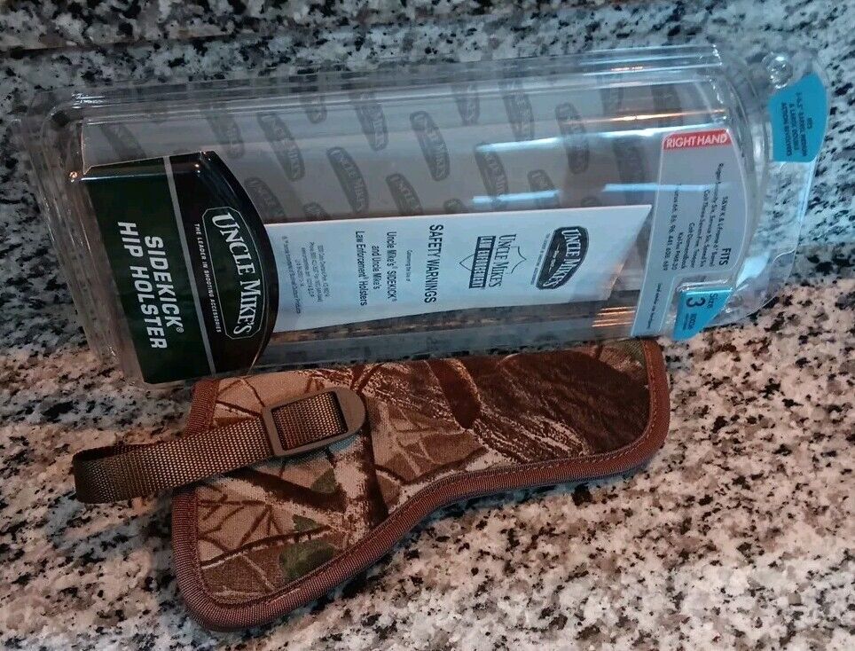 Uncle Mike's Side Kick Holster Right Hand S&W Ruger Keltec Colt Taurus 5-6.5