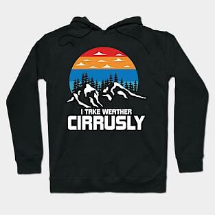 I Take Weather Cirruslay Funny Weather Made in USA Hoodie S to 3XL