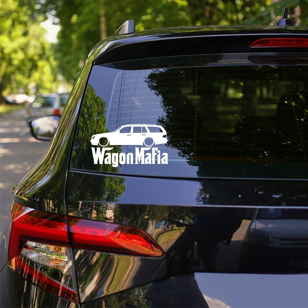 Wagon Mafia Lowered Decal Sticker for Mercedes W210 E-Class Wagon