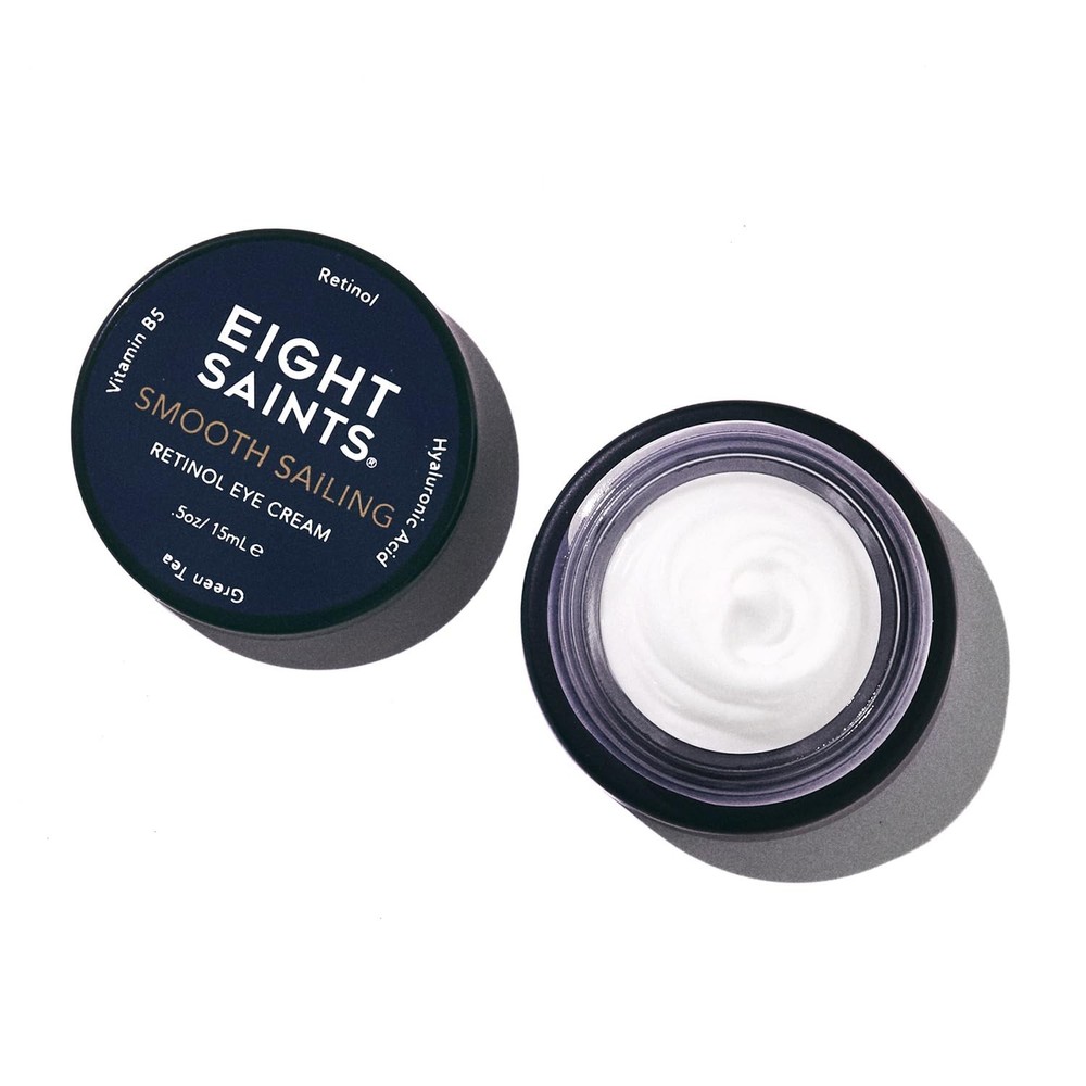 Eight Saints Retinol Eye Cream, Natural & Organic, For Smoothing Fine Lines a...