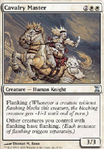 Cavalry Master X4 Time Spiral MTG Magic the Gathering Cards