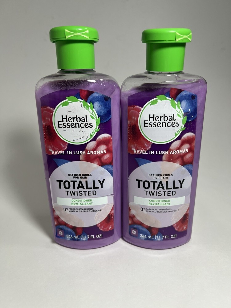 2x Herbal Essences Totally Twisted Conditioner Defines Curls Curly Hair 11.7 oz