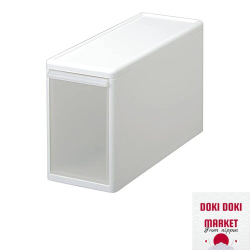 LIKE-IT MOS-04 Storage Box  Drawer  Combination  Storage Case  Slim L  White