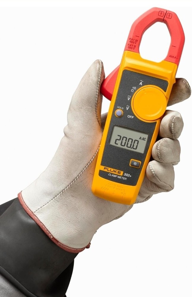 Fluke,302+, CAT III, Digital Clamp Meter,1000 AC,600 V