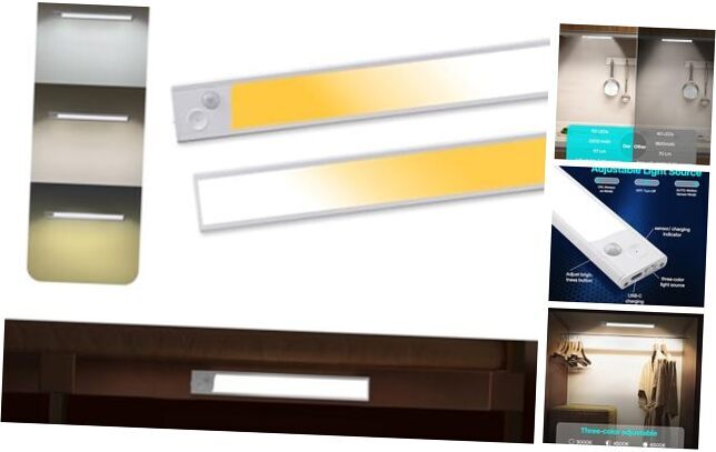 LED Under Cabinet Lights with 1LEDs, Motion Sensor LED Night Light for 12