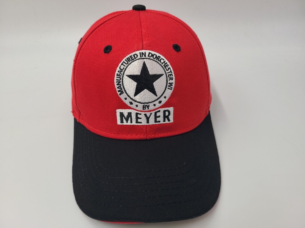 Meyer Equipment Manufacturing Dorchester Wisconsin K-Products Strapback Hat Cap