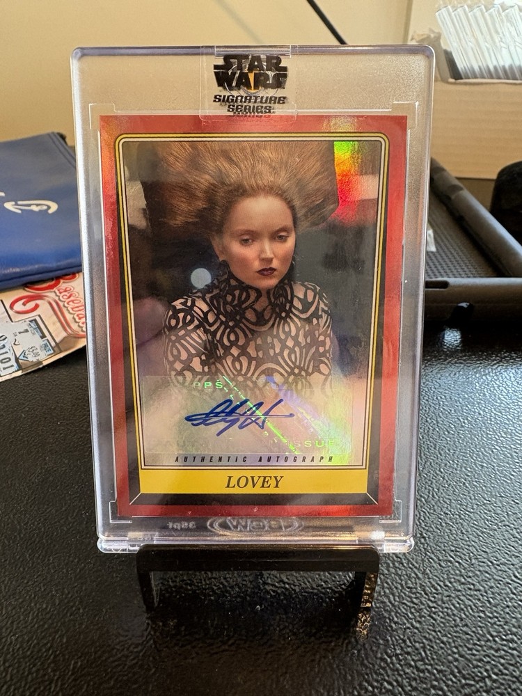 2023 Topps Star Wars Signature Series Lily Cole Auto Design Variant #AB-LC
