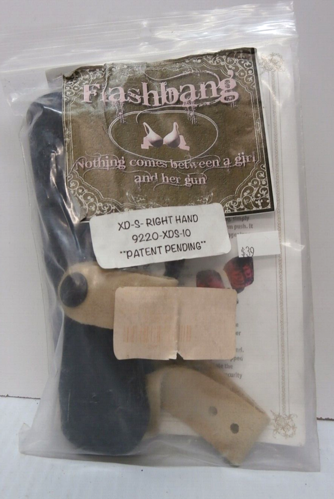 Flashbang Holster Holder Bra Holster Springfield XDS, Right Hand, Black, New