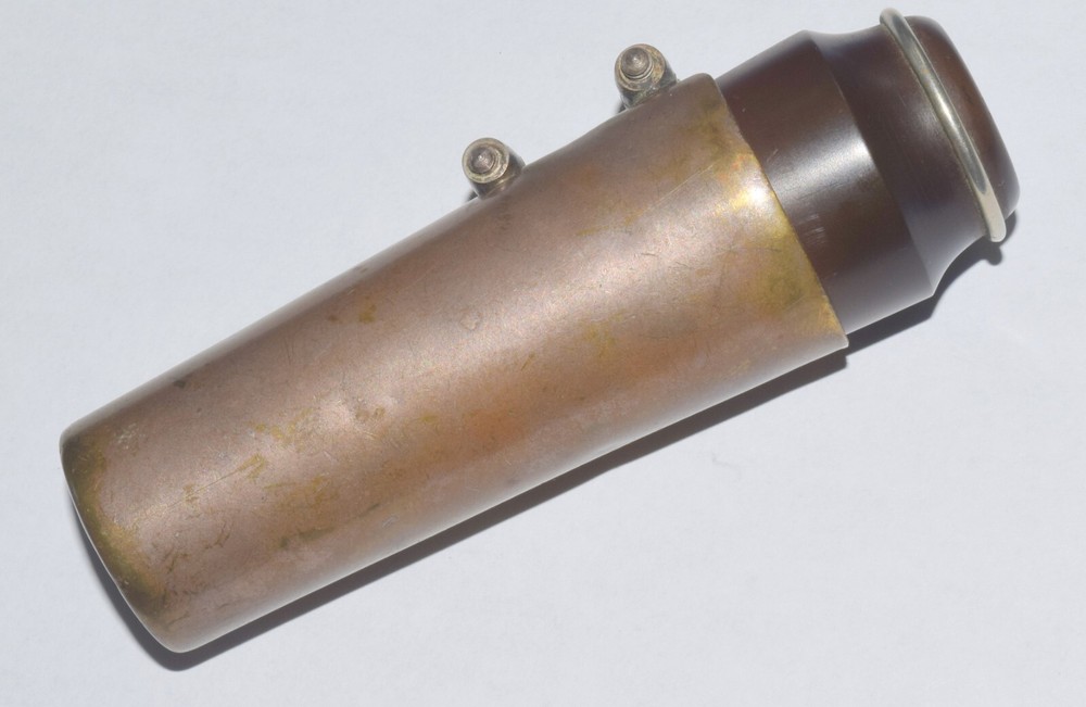 Vintage C Melody Sax Mouthpiece w/ Cap + Ligature No reserve auction