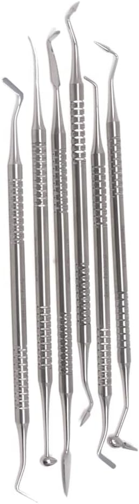 Composite Resin Filling Instruments 6 Pcs Set - Dental Filling Spatula Kits for