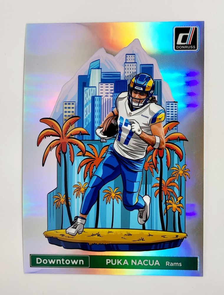 HOLO FOIL PUKA NACUA DOWNTOWN 2024 Donruss #20 LOS ANGELES RAMS OVERSIZED SP 5X7